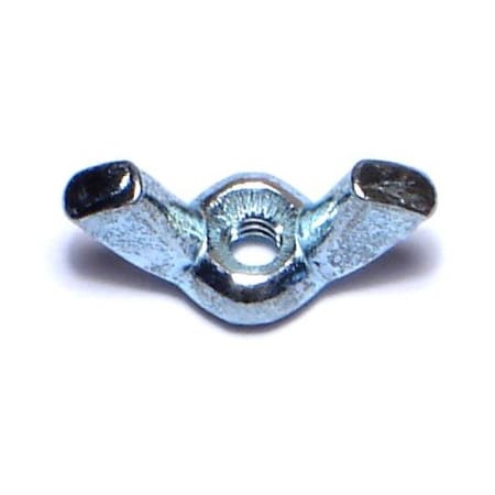 Midwest Fastener Wing Nut, #6-32, Steel, Zinc Plated, 25 PK 71741